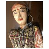 Old Vintage Hand Carved Wooden India Marionette Puppet