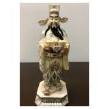 Large Vintage Hand Carved Chinese Bone Figure #1