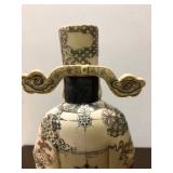 Large Vintage Hand Carved Chinese Bone Figure #1