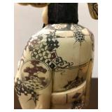 Large Vintage Hand Carved Chinese Bone Figure #1
