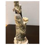 Large Vintage Hand Carved Chinese Bone Figure #1