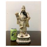 Large Vintage Hand Carved Chinese Bone Figure #2