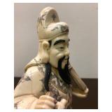 Large Vintage Hand Carved Chinese Bone Figure #2