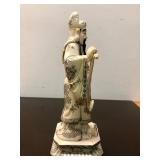 Large Vintage Hand Carved Chinese Bone Figure #2