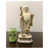 Large Vintage Hand Carved Chinese Bone Figure #3