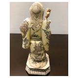 Large Vintage Hand Carved Chinese Bone Figure #3