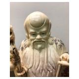Large Vintage Hand Carved Chinese Bone Figure #3