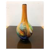 Beautiful LARGE Hand-Blown Art Glass Vase
