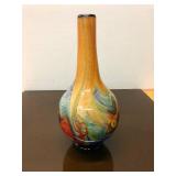Beautiful LARGE Hand-Blown Art Glass Vase