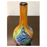 Beautiful LARGE Hand-Blown Art Glass Vase