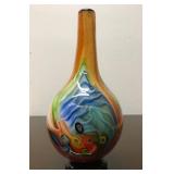 Beautiful LARGE Hand-Blown Art Glass Vase