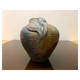 Very Nice Signed Raku Art Pottery Vase by John Clayton