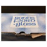 Signed Vintage Swirled Brown & White Art Glass Vase by Torbjorn Torgersen for Randsfjord Glassverk, Norway