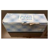 Signed Vintage Swirled Brown & White Art Glass Vase by Torbjorn Torgersen for Randsfjord Glassverk, Norway