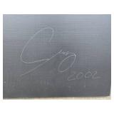 Large Signed Contemporary Wall Sculpture w/Face