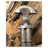 Early Antique Moroccan Jambiya Sword w/Sheath