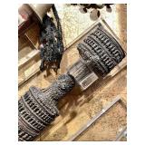 Early Antique Silver Mounted Khanjar Dagger w/Sheath - Eastern Turkey / Kurdish