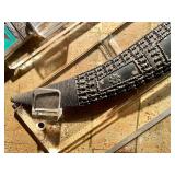 Early Antique Silver Mounted Khanjar Dagger w/Sheath - Eastern Turkey / Kurdish