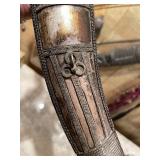 Early Antique Silver Mounted Khanjar Dagger w/Sheath - Eastern Turkey / Kurdish