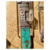 Large Old Ornate Tuareg Berber Dagger w/Sheath