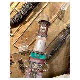 Large Old Ornate Tuareg Berber Dagger w/Sheath