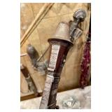 Large Old Ornate Tuareg Berber Dagger w/Sheath