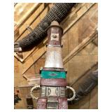 Large Old Ornate Tuareg Berber Dagger w/Sheath