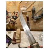 Early Ornate Antique Sino-Tibetan Silver Mounted Dagger w/Sheath