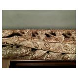 Outstanding Old Papua New Guinea Large Carved Story Board