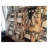 MASSIVE Vintage Handmade African Mud Cloth Painting