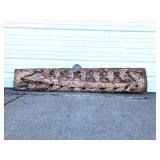 Outstanding Old Papua New Guinea Large Carved Story Board