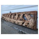 Outstanding Old Papua New Guinea Large Carved Story Board
