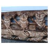 Outstanding Old Papua New Guinea Large Carved Story Board
