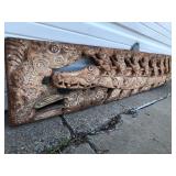 Outstanding Old Papua New Guinea Large Carved Story Board