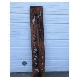 Outstanding Old Papua New Guinea Large Carved Story Board