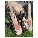 Important Old Papua New Guinea Sepik River Tribal Used Canoe Prow Shield