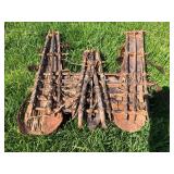 Important Old Papua New Guinea Sepik River Tribal Used Canoe Prow Shield