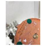 Exceptional LARGE Mid Century Signed Art Pottery Complete Chess Set by Alfaraz Pottery