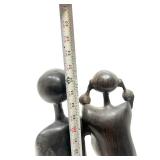 Excellent Large Vintage Carved Hardwood Makonde Spirit Sculpture #2