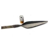 Large Vintage African Spear w/ Snakeskin #2