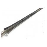 Old Vintage Wrought Iron & Wood Spear w/Long Blade  #4