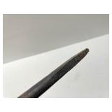 Old Vintage Wrought Iron & Wood Spear w/Long Blade  #4