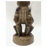 Old African Tribal Large Equestrian Vessel