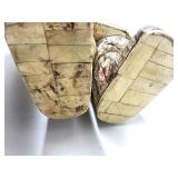 Fantastic LARGE Old Vintage Japanese Figural Bone Sculpture of a Man w/Hammer