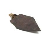 Old Vintage African Carved Bone Handled Wide Dagger