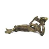 Old Vintage Heavy Bronze Sculpture of a Mother & Child