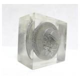 Vintage 1967 Israeli Silver Shekel Medallion - Victory of Zahal