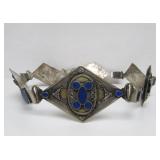 Beautiful Antique Afghan Tribal Belt w/Lapis