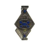 Beautiful Antique Afghan Tribal Belt w/Lapis