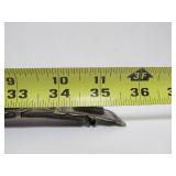 Old Vintage Leather Backed Turkoman Silver & Carnelian Belt